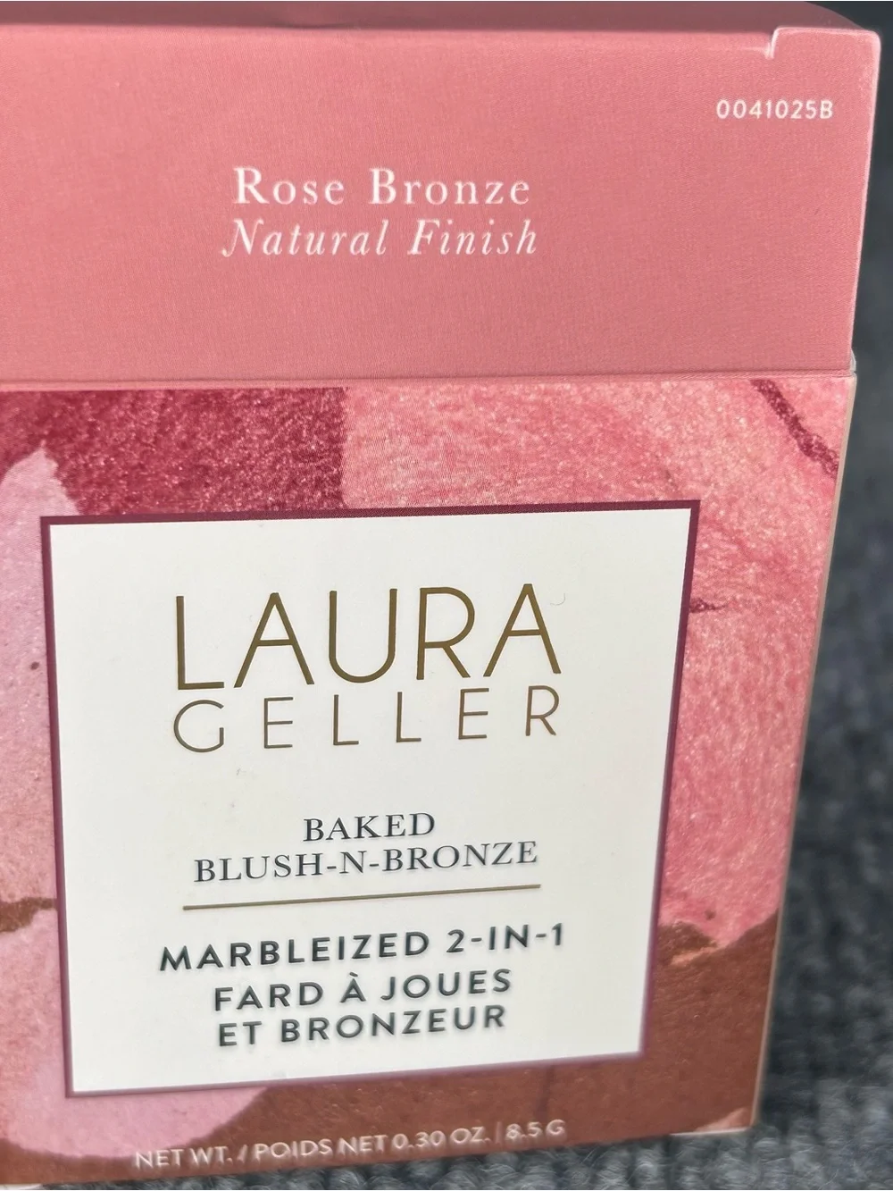 Laura Geller Baked Blush N Bronze Marbleized 2 in 1 ROSE BRONZE Natural Finish